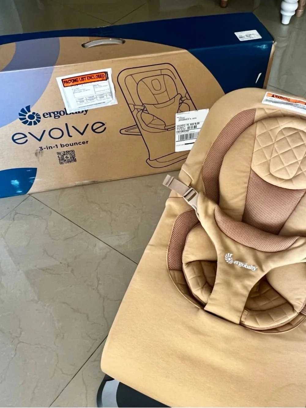 Ergobaby 3-in-1 Evolve Bouncer - Picture 6 of 6
